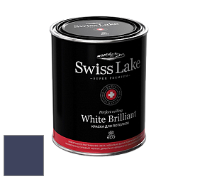 Swiss Lake White Brilliant глубокоматовая краска цвет SL-1948 Night sky