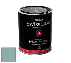 Swiss Lake White Brilliant глубокоматовая краска цвет NC35-0767 Dusty turquoise