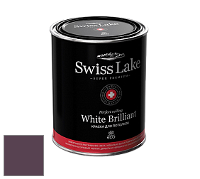 Swiss Lake White Brilliant глубокоматовая краска цвет SL-1856 Grape vine