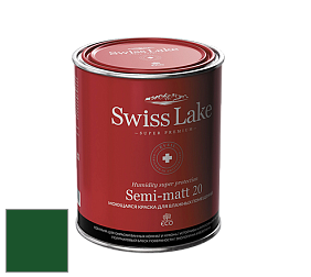Swiss Lake Semi-matt 20 полуматовая моющаяся краска цвет RAL 6035