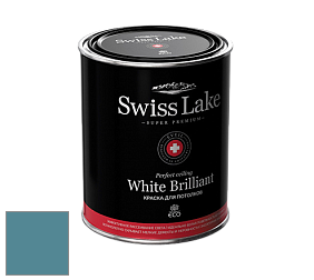 Swiss Lake White Brilliant глубокоматовая краска цвет NC27-0523 Madagascar blue