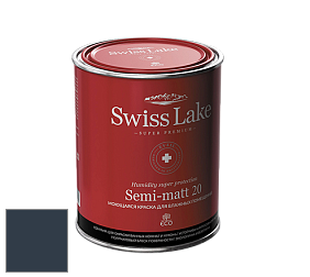 Swiss Lake Semi-matt 20 полуматовая моющаяся краска цвет RAL 5008