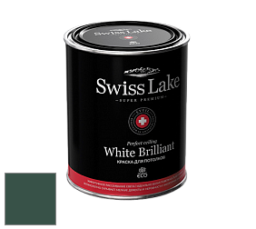 Swiss Lake White Brilliant глубокоматовая краска цвет SL-2659 Deep teal