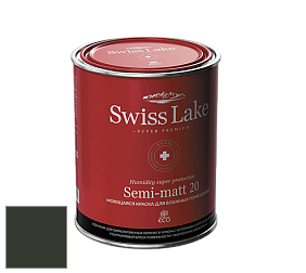 Swiss Lake Semi-matt 20 полуматовая моющаяся краска цвет RAL 6008