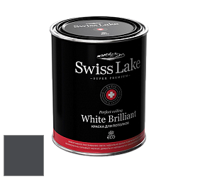 Swiss Lake White Brilliant глубокоматовая краска цвет SL-2991 Cosmic black