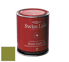 Swiss Lake Semi-matt 20 полуматовая моющаяся краска цвет NCS S 3060-G50Y 