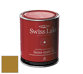Swiss Lake Semi-matt 20 полуматовая моющаяся краска цвет NCS S 3560-Y 
