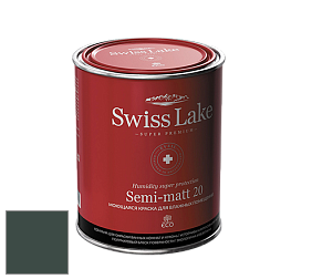 Swiss Lake Semi-matt 20 полуматовая моющаяся краска цвет SL-2660 Deep jungle