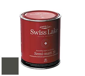 Swiss Lake Semi-matt 20 полуматовая моющаяся краска цвет RAL 7022