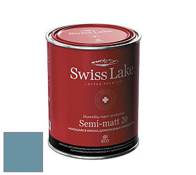Swiss Lake Semi-matt 20 полуматовая моющаяся краска цвет SL-2189 Blue moon