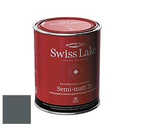 Swiss Lake Semi-matt 20 полуматовая моющаяся краска цвет RAL 7011