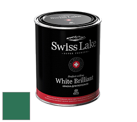 Swiss Lake White Brilliant глубокоматовая краска цвет SL-2514 Peacock green