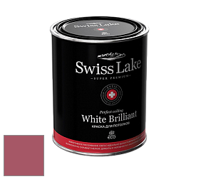 Swiss Lake White Brilliant глубокоматовая краска цвет SL-1415 Red phantasy