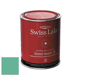 Swiss Lake Semi-matt 20 полуматовая моющаяся краска цвет NCS S 2040-B90G 
