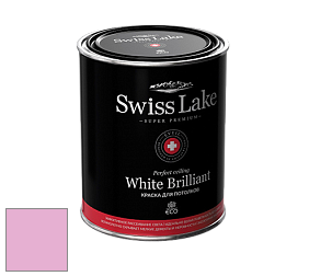 Swiss Lake White Brilliant глубокоматовая краска цвет SL-1681 Pink flamingo