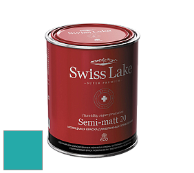 Swiss Lake Semi-matt 20 полуматовая моющаяся краска цвет NCS S 2050-B40G 
