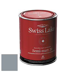Swiss Lake Semi-matt 20 полуматовая моющаяся краска цвет RAL 7001