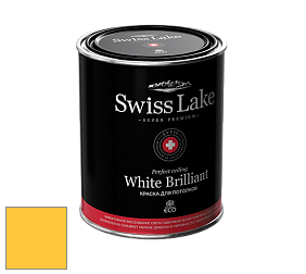 Swiss Lake White Brilliant глубокоматовая краска цвет SL-1042 Golden-yellow