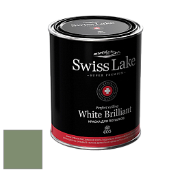 Swiss Lake White Brilliant глубокоматовая краска цвет NC37-0828 Green grass