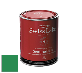 Swiss Lake Semi-matt 20 полуматовая моющаяся краска цвет SL-2512 Green gloss