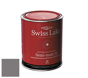 Swiss Lake Semi-matt 20 полуматовая моющаяся краска цвет SL-3015 Black iron