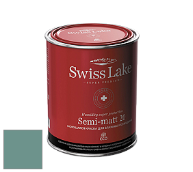 Swiss Lake Semi-matt 20 полуматовая моющаяся краска цвет NCS S 4020-B70G 
