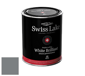Swiss Lake White Brilliant глубокоматовая краска цвет SL-2809 Steel wool