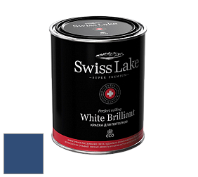 Swiss Lake White Brilliant глубокоматовая краска цвет SL-2039 Midnight blue