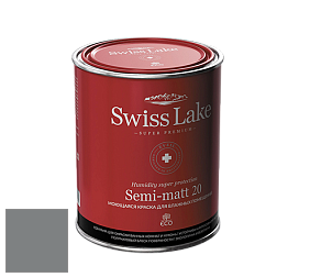 Swiss Lake Semi-matt 20 полуматовая моющаяся краска цвет RAL 9023 