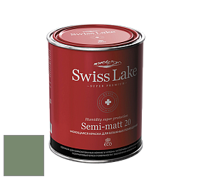 Swiss Lake Semi-matt 20 полуматовая моющаяся краска цвет NC37-0829 Dark forest