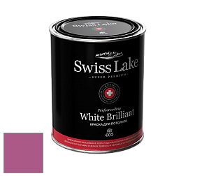 Swiss Lake White Brilliant глубокоматовая краска цвет SL-1693 Geranium pink