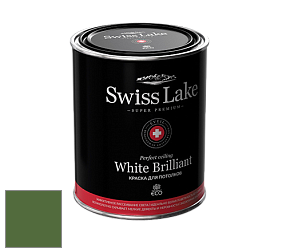 Swiss Lake White Brilliant глубокоматовая краска цвет SL-2709 Antique green