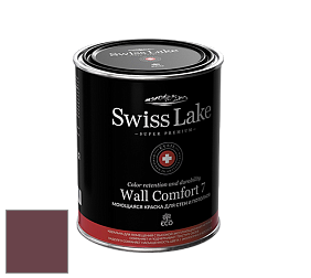 Swiss Lake Wall Comfort 7 матовая краска цвет NC33-0715 Dark bordeaux