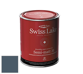 Swiss Lake Semi-matt 20 полуматовая моющаяся краска цвет NC27-0528 Deep lake