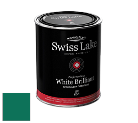 Swiss Lake White Brilliant глубокоматовая краска цвет SL-2510 Emerald city