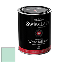Swiss Lake White Brilliant глубокоматовая краска цвет SL-2343 Refreshing teal