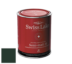 Swiss Lake Semi-matt 20 полуматовая моющаяся краска цвет RAL 6009