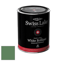 Swiss Lake White Brilliant глубокоматовая краска цвет SL-2712 Soft moss