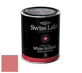 Swiss Lake White Brilliant глубокоматовая краска цвет SL-1339 Coral necklace