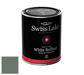 Swiss Lake White Brilliant глубокоматовая краска цвет SL-2690 Green mantle